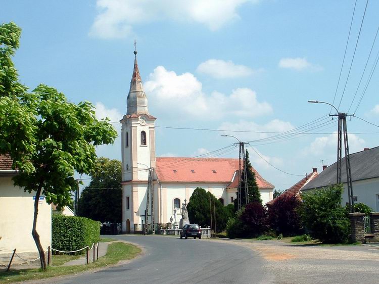 The Catholic church of Káld village