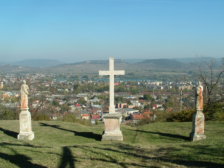 The view of Dorog from the Calvary Hill