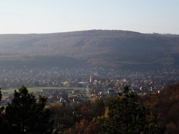 Panorama from the increased protected area of the Nagy-szénás Mountain