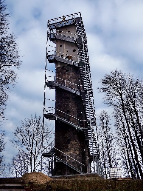 The old lookout tower of Galyatető has got two new floors