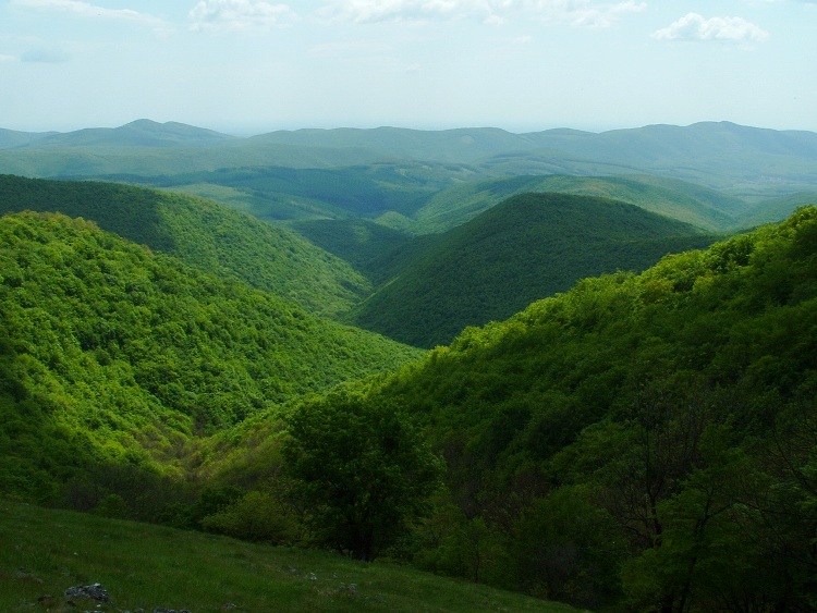 View from the side of Cserepes-kő
