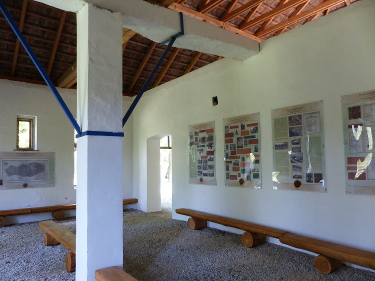 Exhibition in the partly renovated school