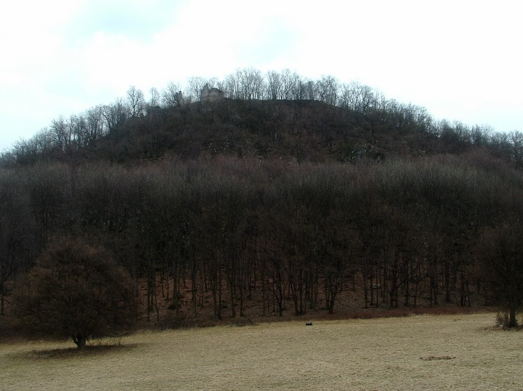 A Szádvár dombja kora tavasszal