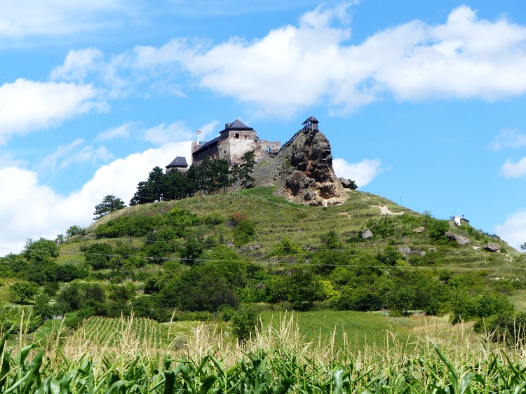 Castle of Boldogkő taken from the main road of the village