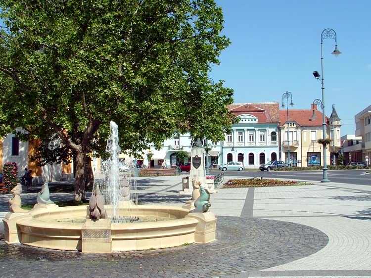 Sárvár - A Kossuth tér