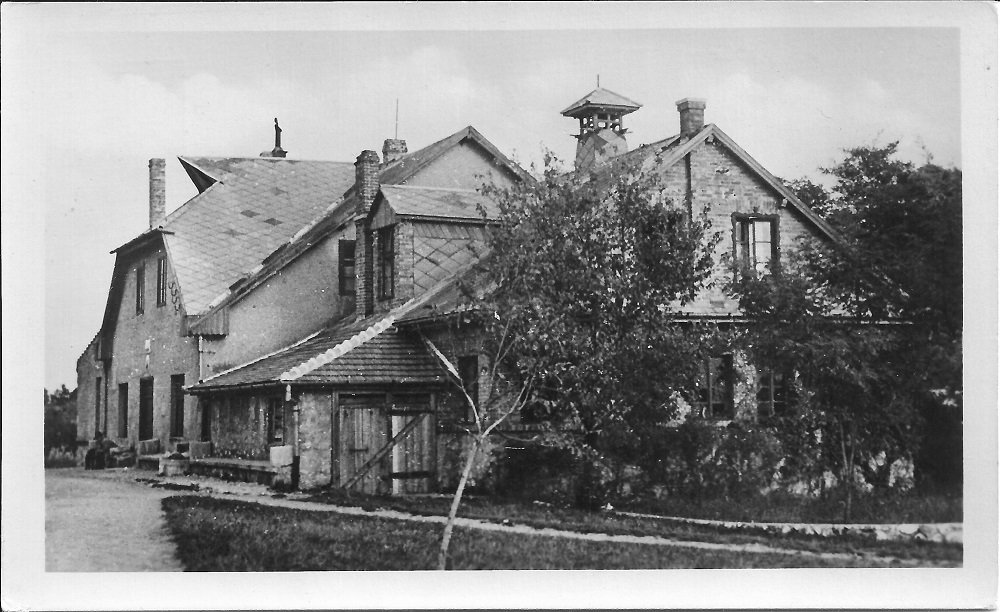 A zsíroshegyi turistaház az 1960-as években