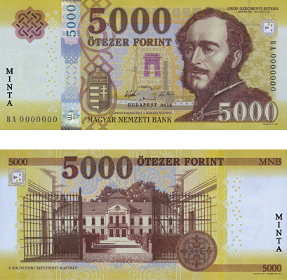 The new 5000 HUF banknote