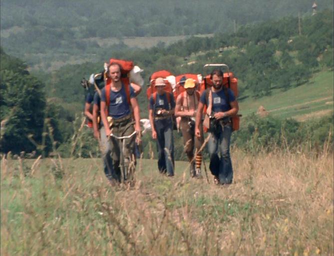 The TV crew during the hike