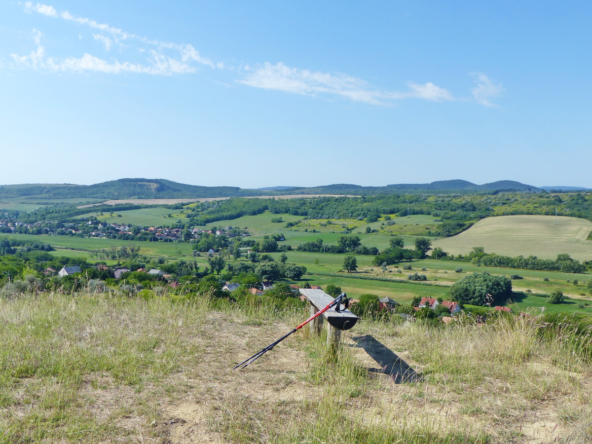 XX-as akna kör - Kilátás a Sárisáp határában álló meddőhányó tetejéről