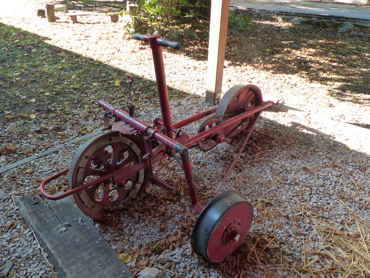 Kézi hajtású vasúti járgány, szintén a szénbányákból