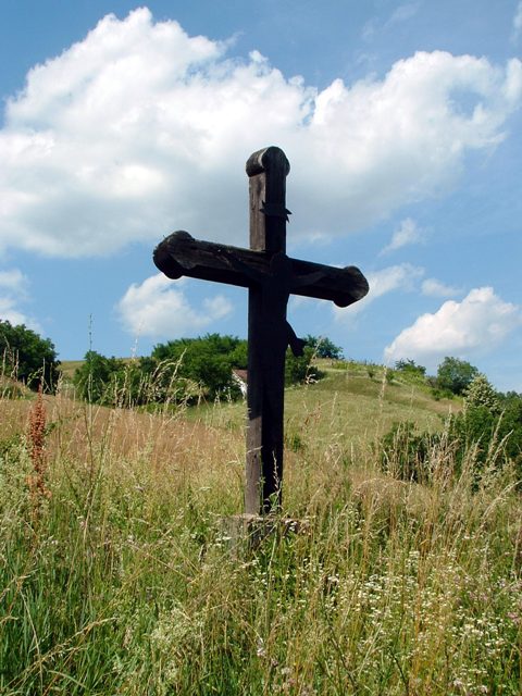Zselic - Útszéli kereszt Bakóca határában