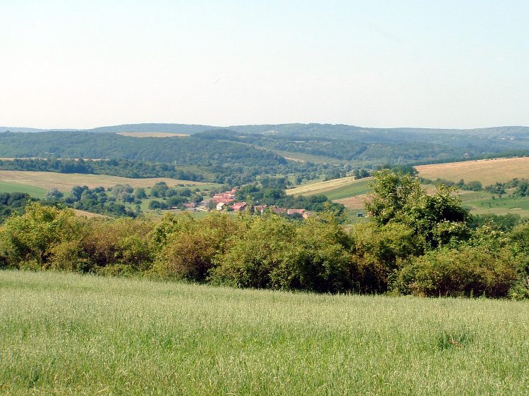 Zselic - Kilátás a Cigány-dombról Csebényre