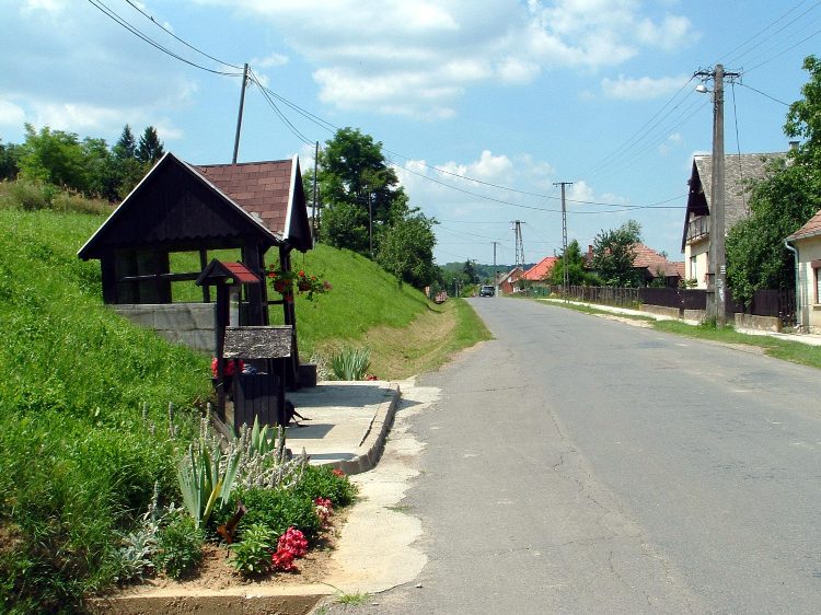 Zselic - Gálosfa főutcája