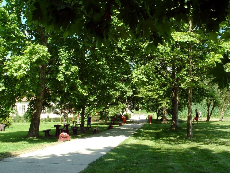 Zselic - Pihenőpark Gálosfán a faluközpontban