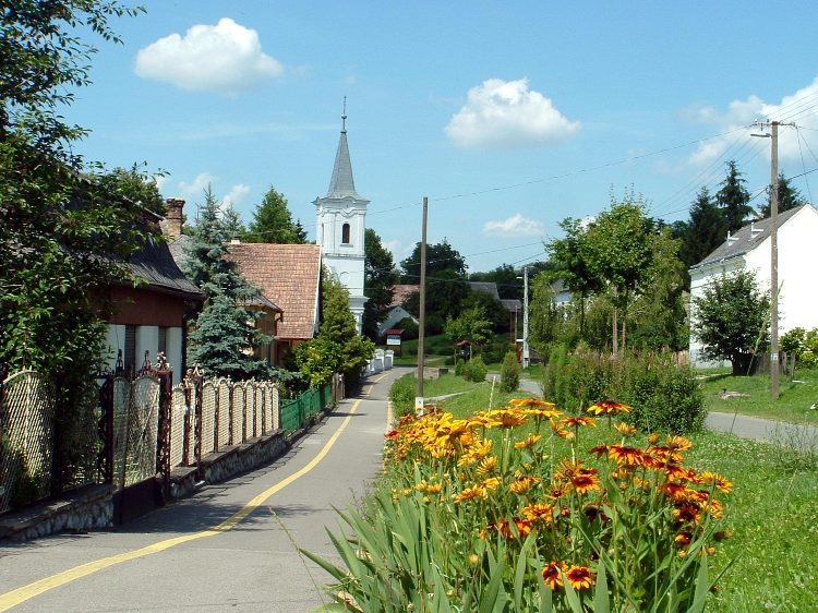 Zselic - Zselickisfalud főutcája