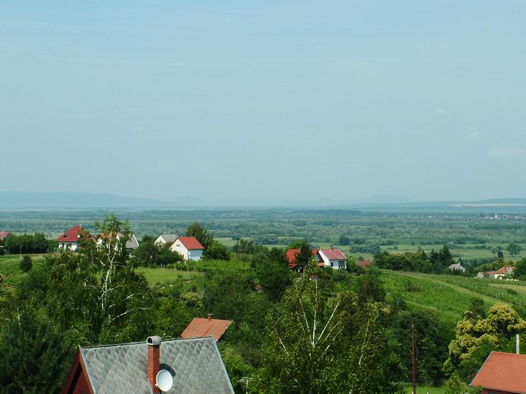 Zalakaros - Kilátás a toronyból a Balatonra
