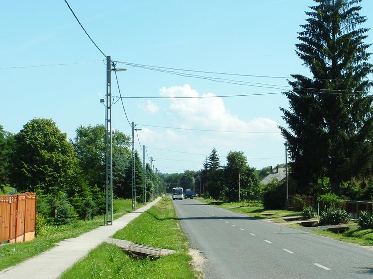 Borsfa főutcáján