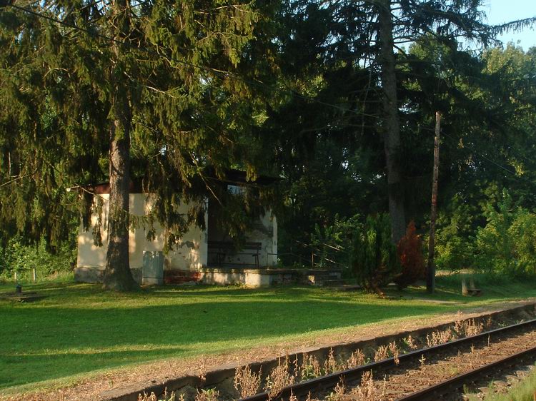 Rádiháza csöppnyi vasúti megállója