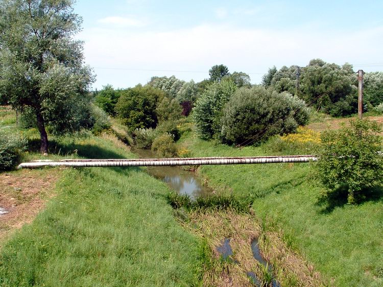 Zalalövő - Egy pillantás a hídról a Zalára