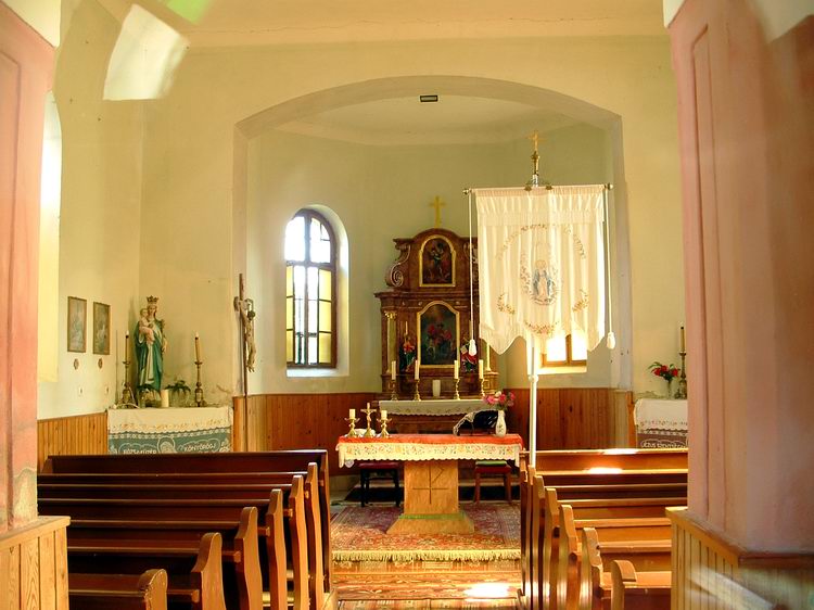 Hegyhátszentmárton katolikus temploma belülről