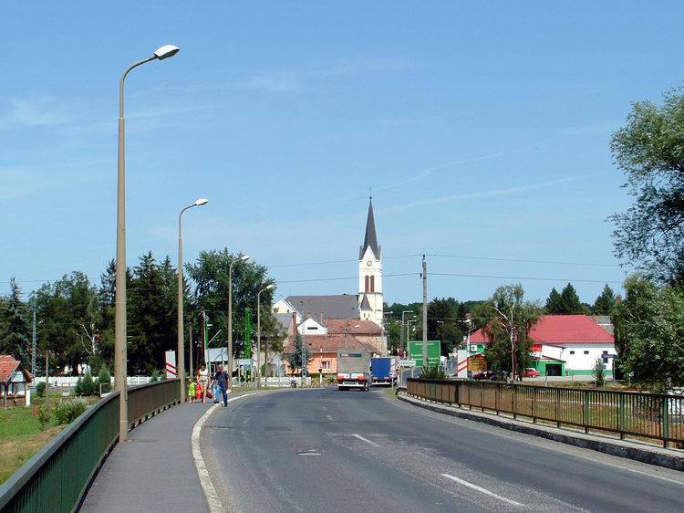 Zalalövő határában a Zala hídjánál