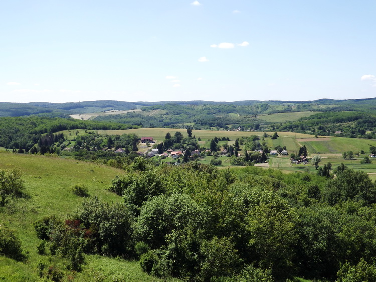 Panoráma a lispeszentadorjáni kilátóból