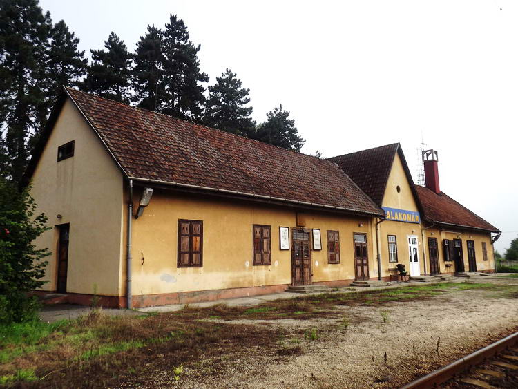 Zalakomár, vasútállomás. Innen indultam el a túrára. Zalakomár, vasútállomás. Innen indultam el a túrára.
