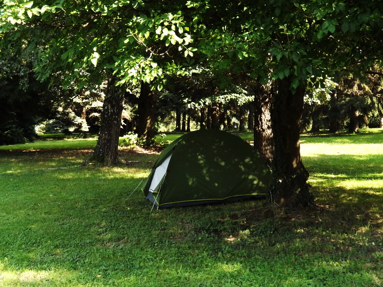 Sátorozás a park fái alatt Sátorozás a park fái alatt