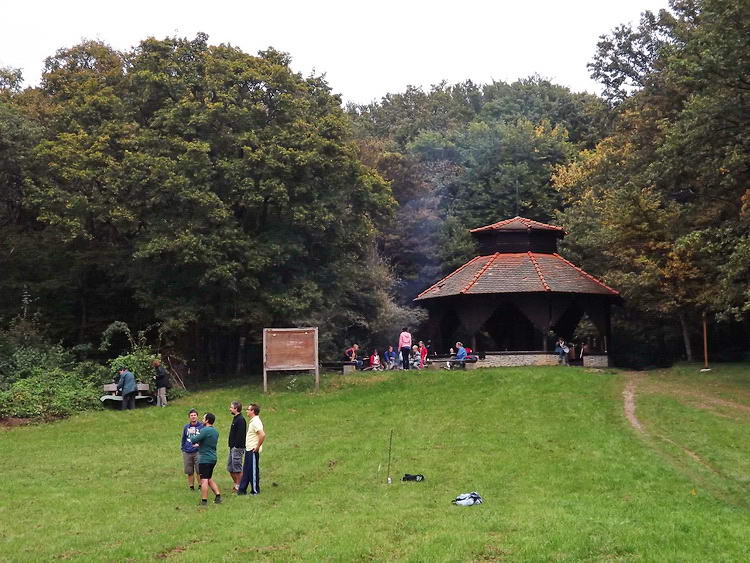 Piknikezők a Remete-réten