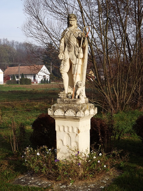 Pásztorszobor Grábócon