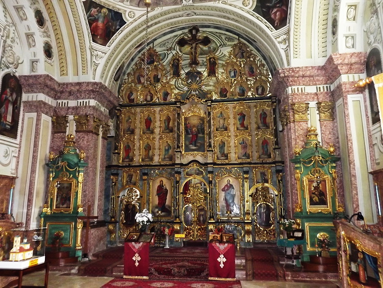 A templom ikonosztáza