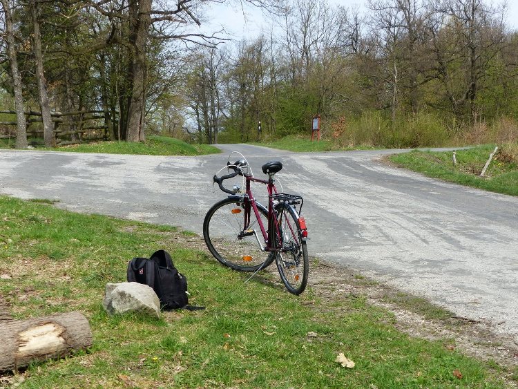 Pihenő a pap-réti útelágazásban