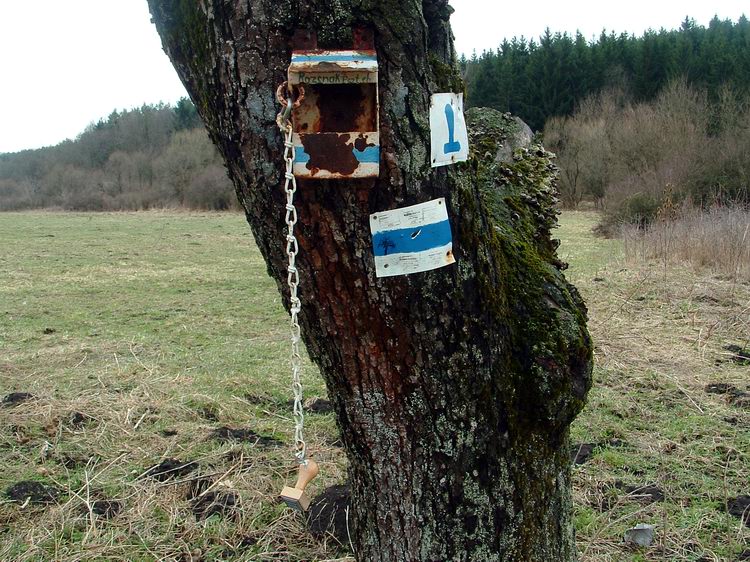 A rozsnakpusztai kéktúra bélyegző