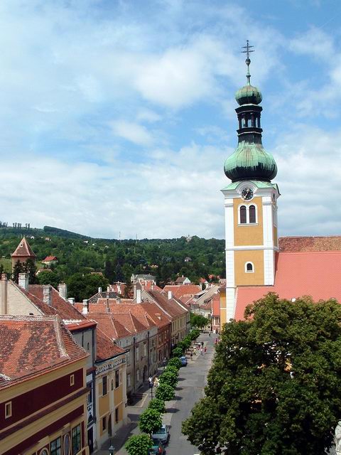 Kőszeg - Kilátás a Hősök kapujának tornyából 3.