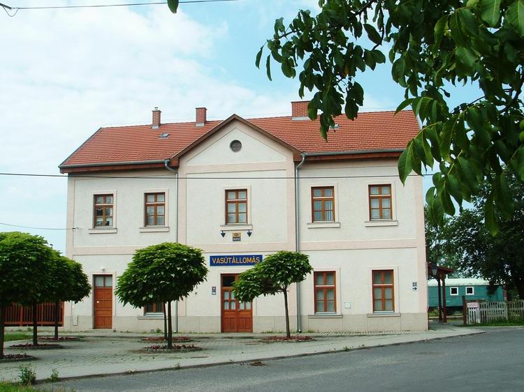 The railway station of Sümeg