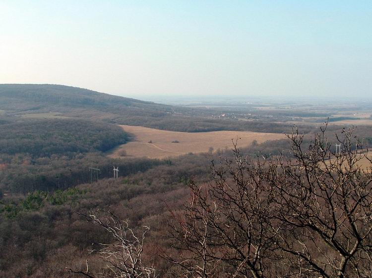 Kilátás a kereszttől nyugat felé