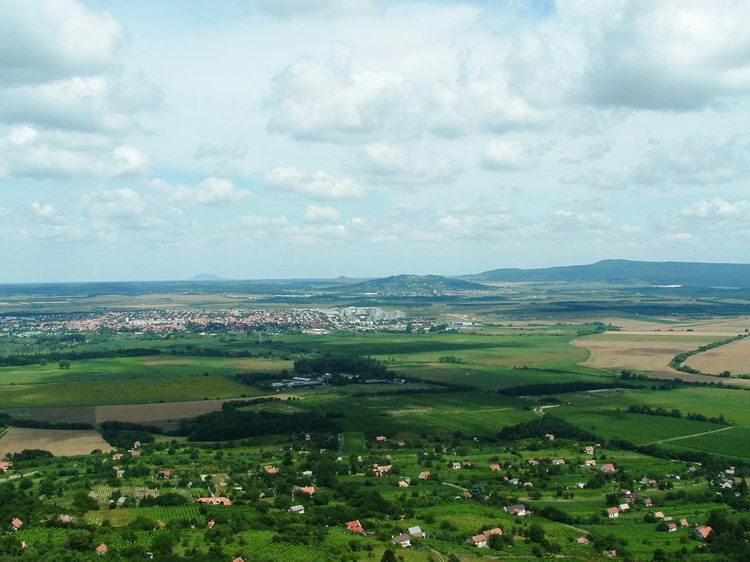 Szent György-hegy - Kilátás a bazaltorgonák tetejéről 2.