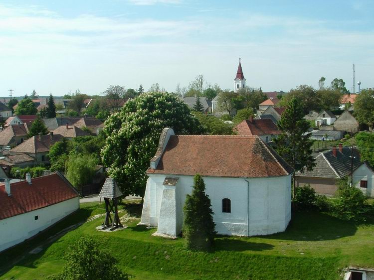 Nagyvázsony - Kilátás a várból a falura