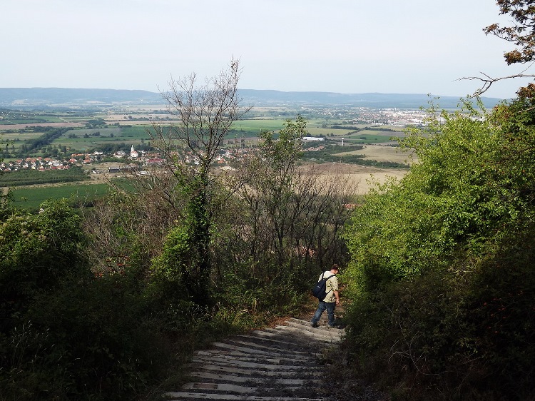 Csobánc - Ereszkedés a hegytetőről 2.