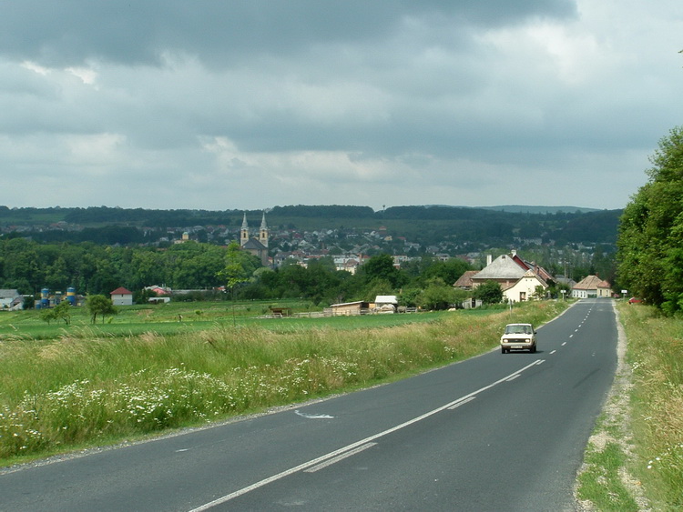 The view of Zirc from the hills