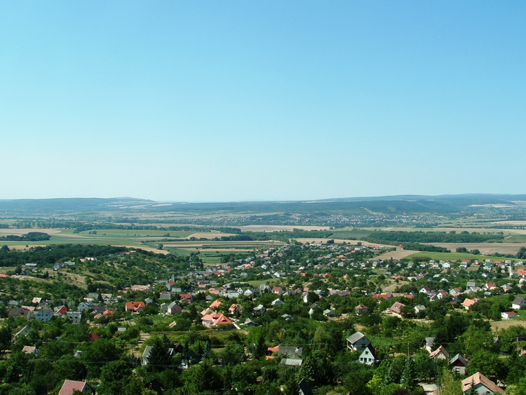 Csókakő - Kilátás a falura a várból 1.