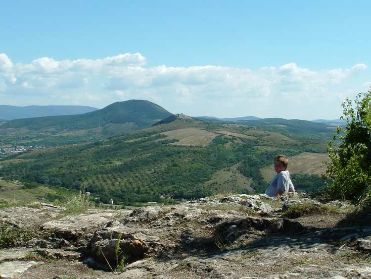 Panorama from the rocky forehead of Kőszikla Hill