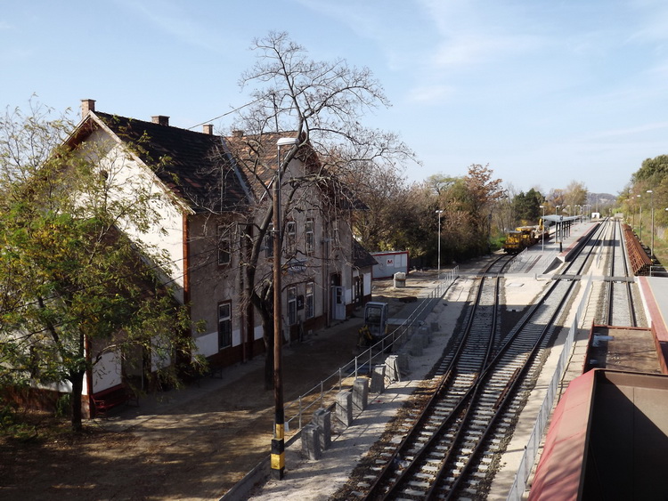 The railway station of Piliscsaba village