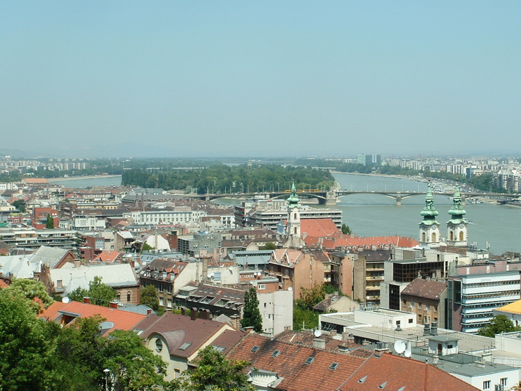 Budapest - Kilátás a Halászbástyáról 4.