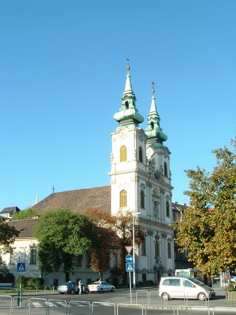 Budapest - A Szent Anna templom a Batthyány téren