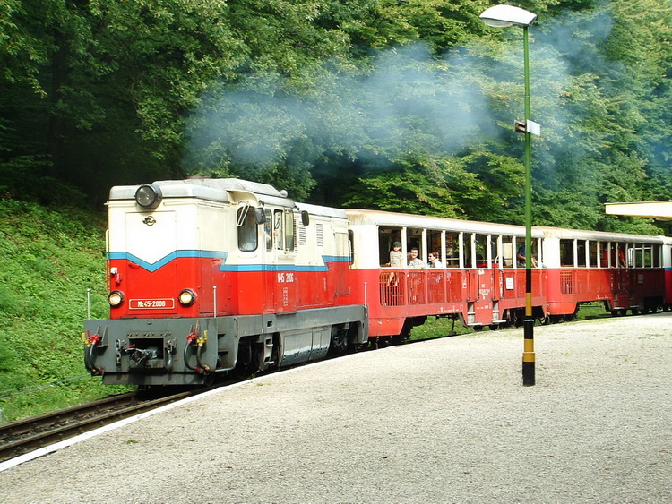 The train leaves the terminal