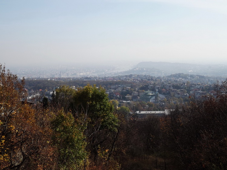 Árpád kilátó - Budapest panorámája ősszel