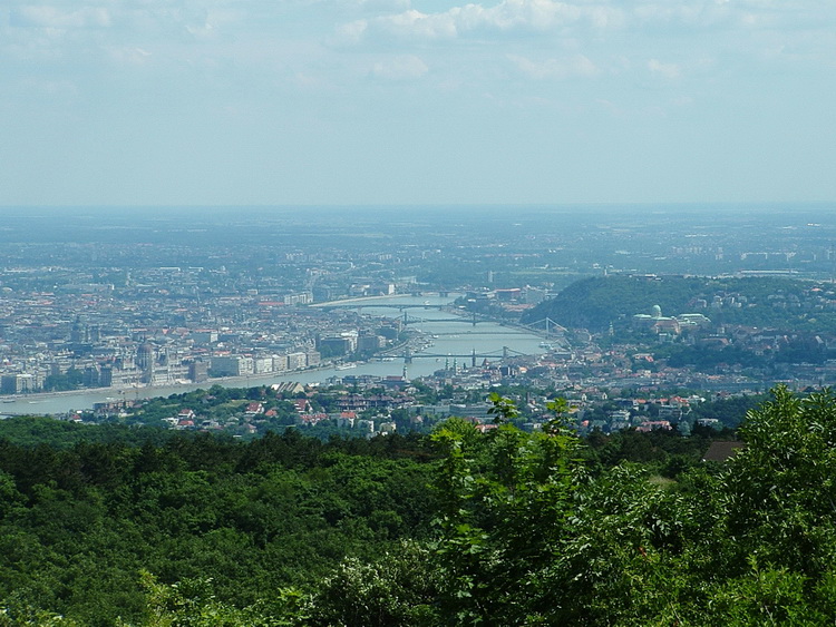 Panorama to the capital from the lookout point