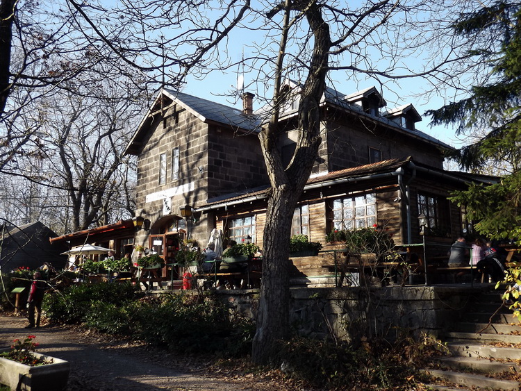 The tourist hostel on the top of the Dobogókő