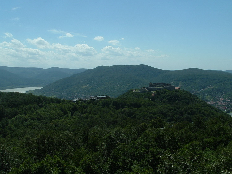 The Castle of Visegrád taken from the lookout tower